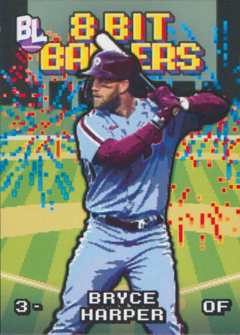 Amazon.com: 2023 Topps Big League 8-Bit Ballers #8B-14 Bryce